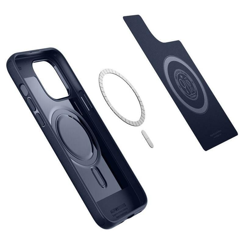 Чохол-накладка Spigen Mag Armor MagFit для Apple Iphone 14 Pro Max Navy Blue (ACS04845)