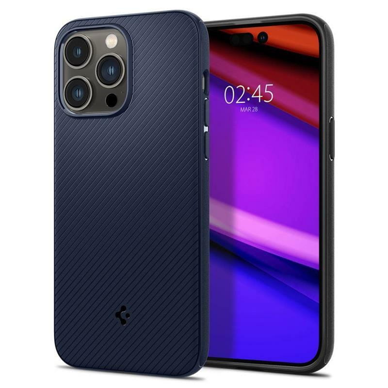 Чохол-накладка Spigen Mag Armor MagFit для Apple Iphone 14 Pro Max Navy Blue (ACS04845)
