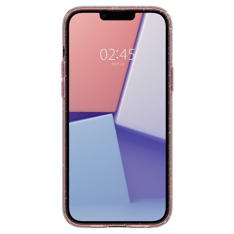 Чeхол-накладка Spigen Liquid Crystal Glitter для Apple iPhone 14 Rose Quartz (ACS05035)