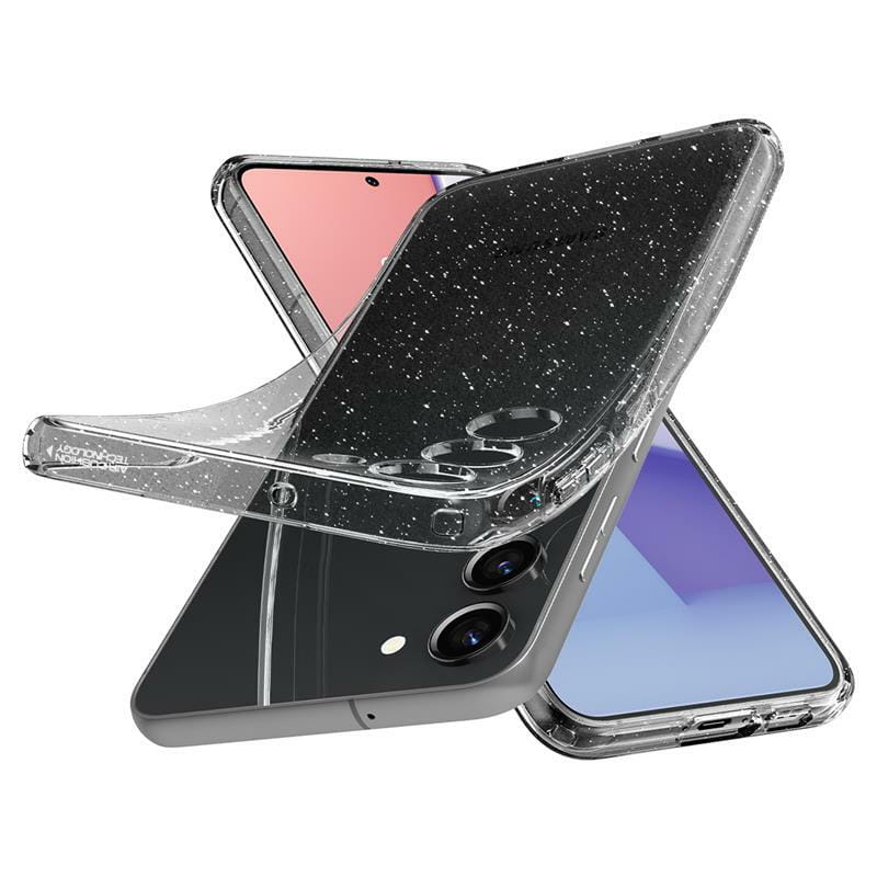 Чохол-накладка Spigen Liquid Crystal Glitter для Samsung Galaxy S23 Crystal Quartz (ACS05710)