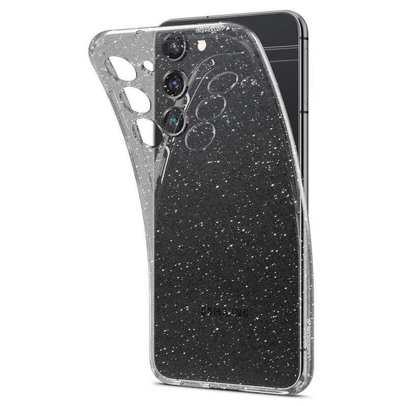 Чeхол-накладка Spigen Liquid Crystal Glitter для Samsung Galaxy S23 Crystal Quartz (ACS05710)