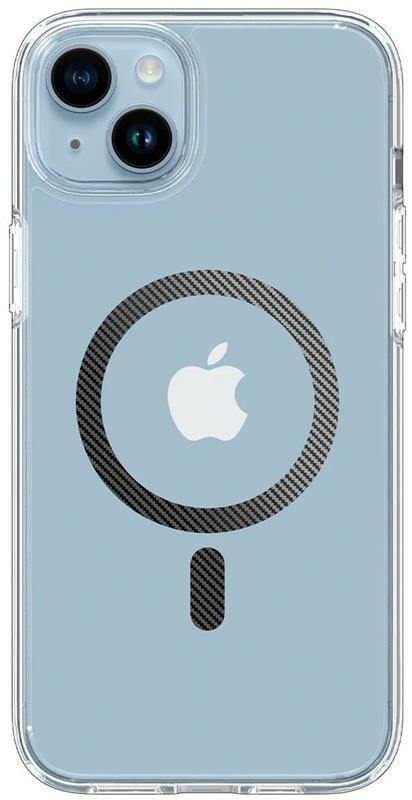 Чeхол-накладка Spigen Ultra Hybrid MagFit для Apple iPhone 14 Carbon Fiber (ACS05050)
