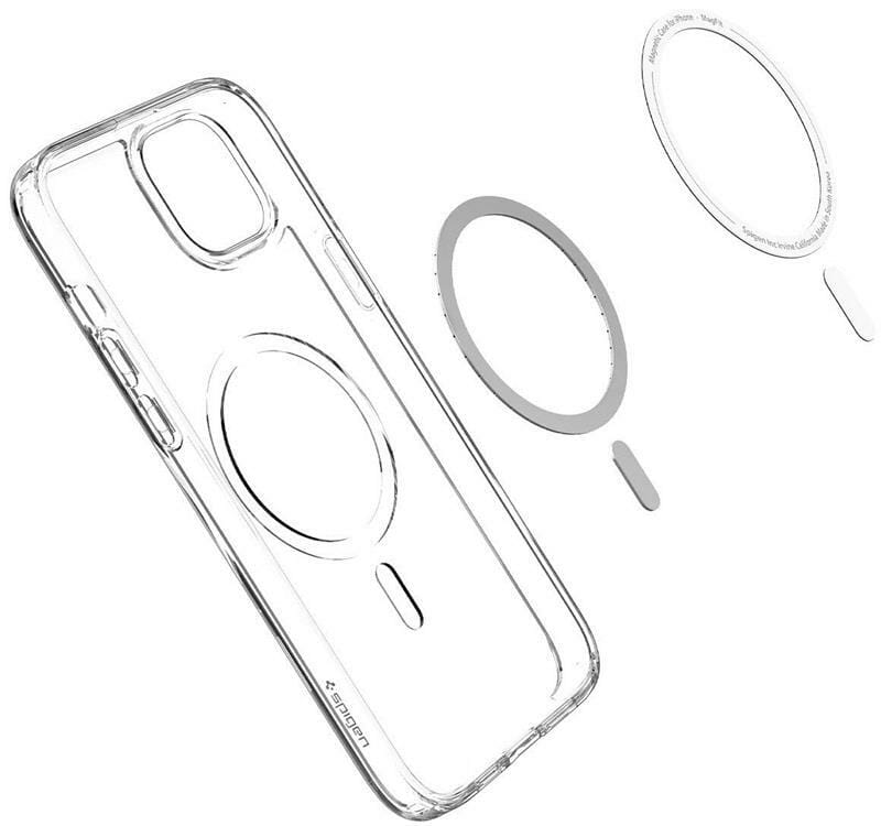 Чeхол-накладка Spigen Ultra Hybrid MagFit для Apple iPhone 14 Carbon Fiber (ACS05050)