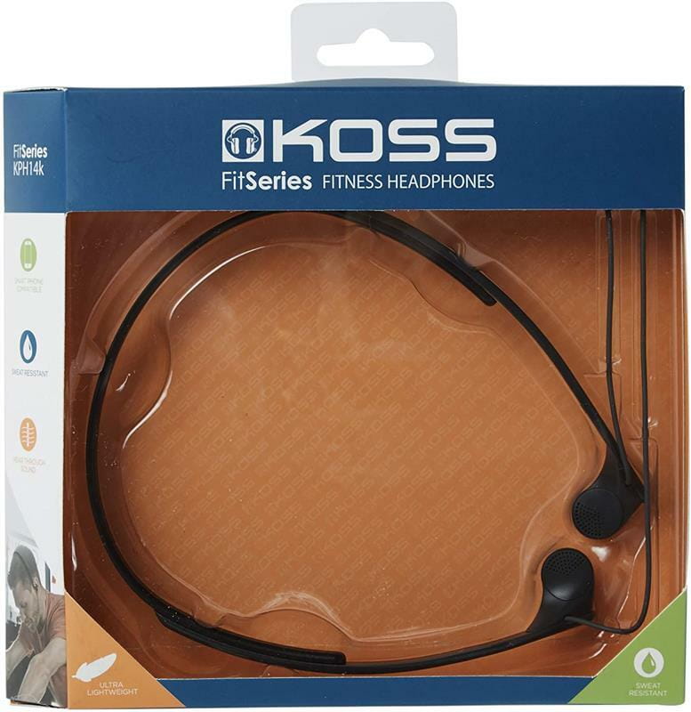 Наушники Koss KPH14K Fitness Black (189014.101)