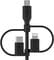 Фото - Кабель Belkin Boost Charge Universal USB - Lightning + micro USB + USB Type-C (M/M), 1 м, Black (CAC001bt1MBK) | click.ua