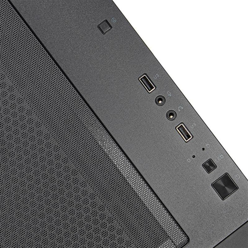 Корпус SilverStone Fara FA312Z-BG ARGB Black (SST-FA312Z-BG) без БЖ