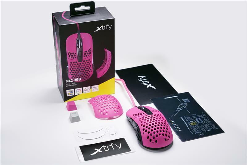 Миша Xtrfy M42 RGB Pink (XG-M42-RGB-PINK)