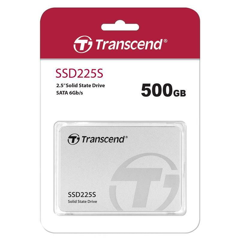 Накопитель SSD 500GB Transcend SSD225S 2.5" SATA III 3D V-NAND TLC (TS500GSSD225S)