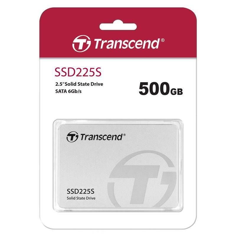 Накопичувач SSD 500GB Transcend SSD225S 2.5" SATA III 3D V-NAND TLC (TS500GSSD225S)