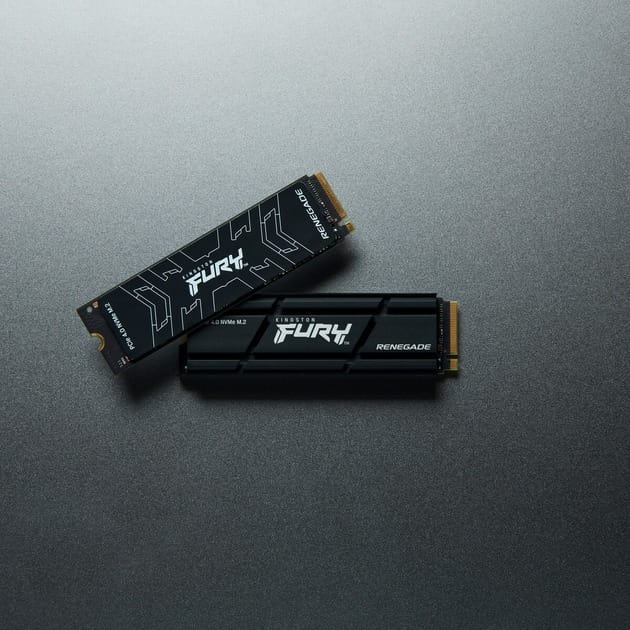 Накопитель SSD 4TB Kingston Fury Renegade with Heatsink M.2 2280 PCIe 4.0 x4 NVMe 3D TLC (SFYRDK/4000G)