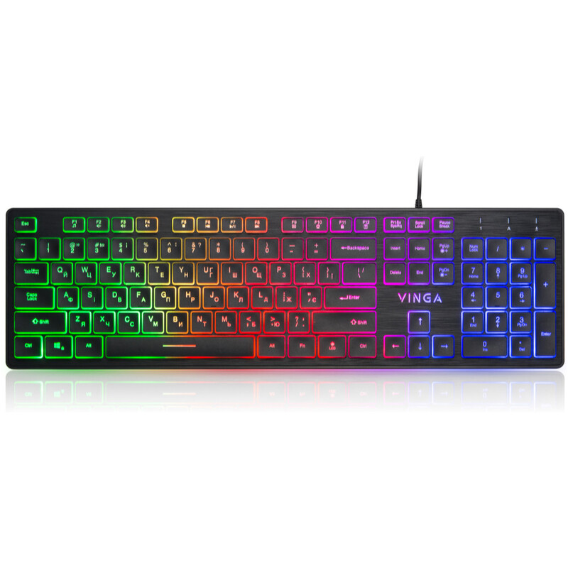 Клавиатура Vinga KB410 black