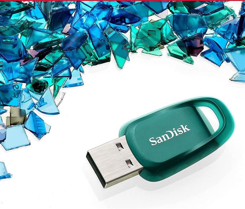 Флеш-накопитель USB 128GB USB 3.2 SanDisk Ultra Eco Blue (SDCZ96-128G-G46)