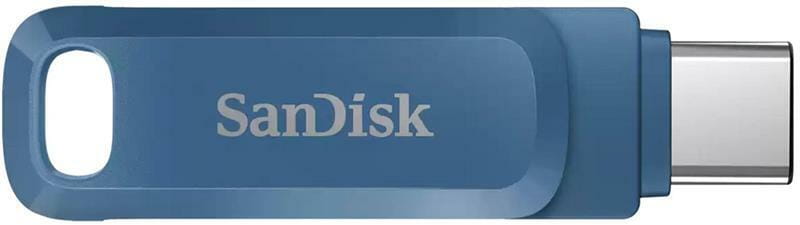 Флеш-накопитель USB 64GB USB 3.1+ Type-C SanDisk Ultra Dual Drive Go Navy Blue (SDDDC3-064G-G46NB)