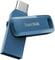 Фото - Флеш-накопитель USB 64GB USB 3.1+ Type-C SanDisk Ultra Dual Drive Go Navy Blue (SDDDC3-064G-G46NB) | click.ua