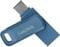 Фото - Флеш-накопитель USB 64GB USB 3.1+ Type-C SanDisk Ultra Dual Drive Go Navy Blue (SDDDC3-064G-G46NB) | click.ua