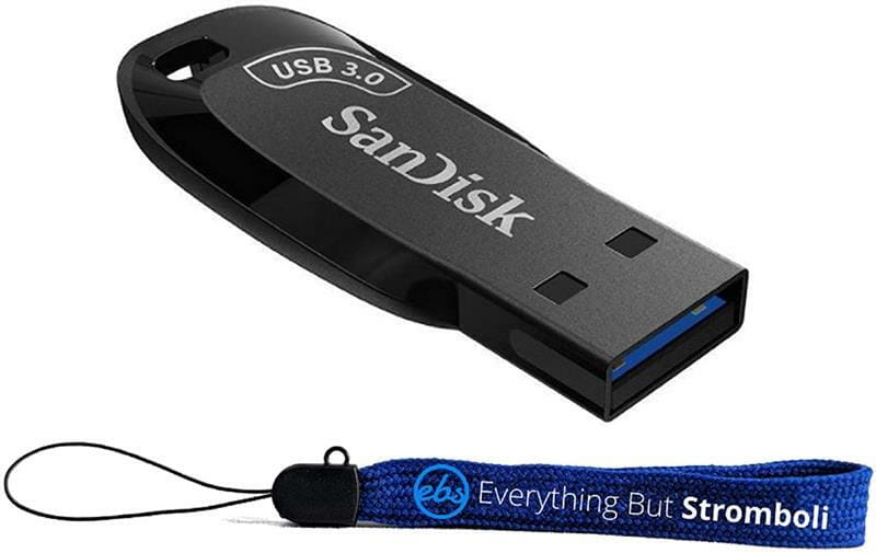 Флеш-накопитель USB 64GB USB 3.0 SanDisk Ultra Shift Black (SDCZ410-064G-G46)