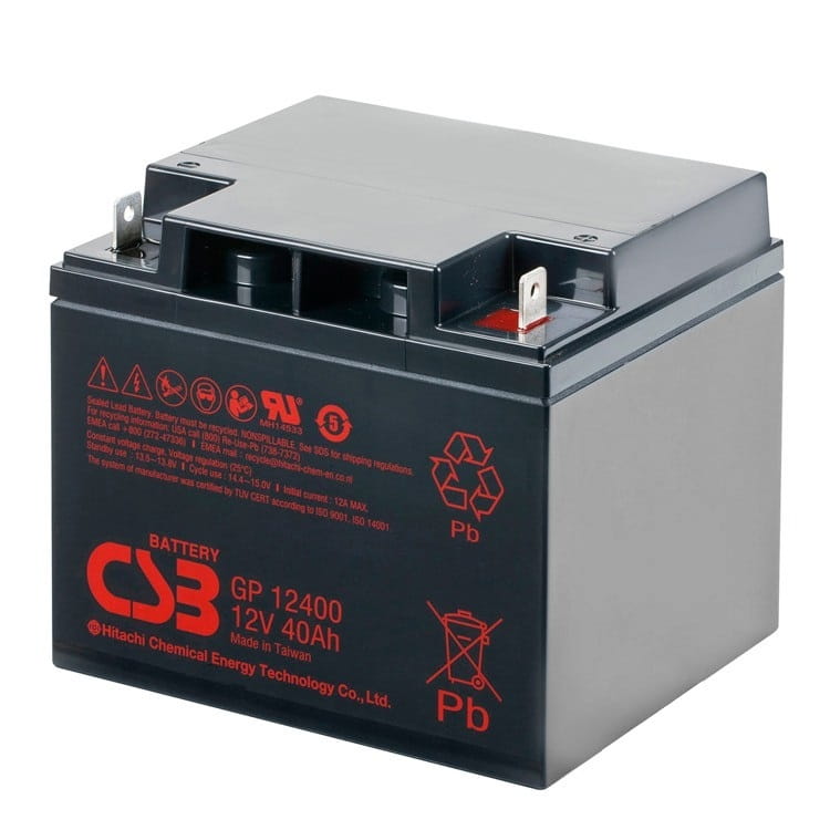 Аккумуляторная батарея CSB 12V 40AH (GP12400/04309) AGM