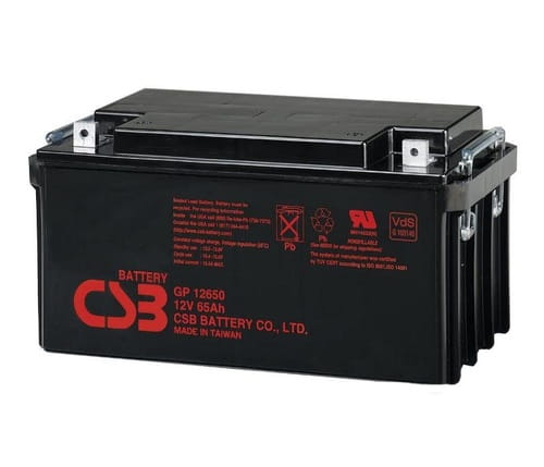 Фото - Батарея для ДБЖ CSB Акумуляторна батарея  12V 65AH  AGM GP12650/01558 (GP12650/01558)