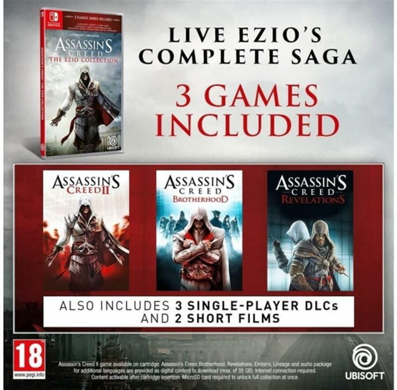 Гра Assassin’s Creed: The Ezio Collection для Nintendo Switch (3307216220916)