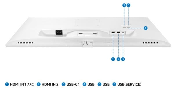Монитор Samsung 32" LS32BM703UI (LS32BM703UIXUA) VA White