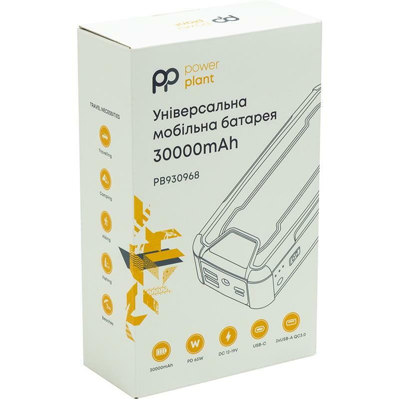 Универсальная мобильная батарея PowerPlant 30000mAh (PB930968)