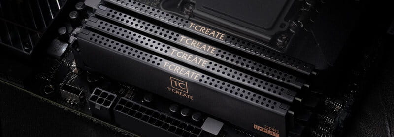 Модуль памяти DDR5 2x32GB/6000 Team T-Create Expert Black (CTCED564G6000HC34BDC01)