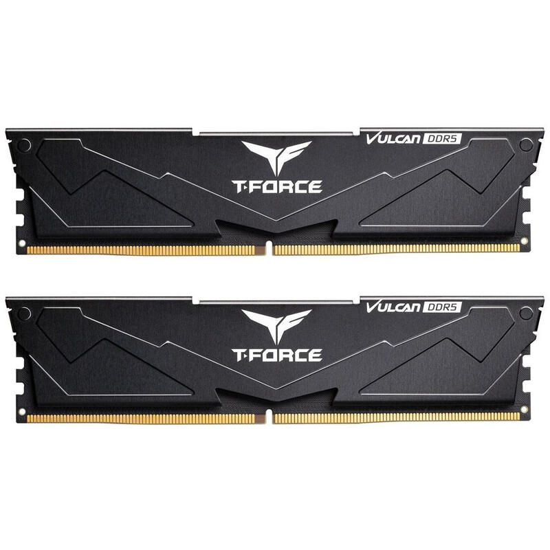 Модуль пам`ятi DDR5 2x16GB/6000 Team T-Force Vulcan Black (FLBD532G6000HC38ADC01)
