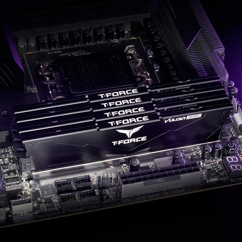 Модуль пам`ятi DDR5 2x16GB/6000 Team T-Force Vulcan Black (FLBD532G6000HC38ADC01)
