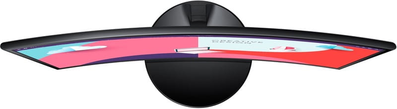 Монiтор Samsung 24" Curved LS24C360 (LS24C360EAIXCI) VA Black