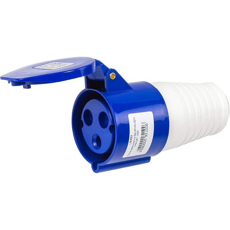 Портативная розетка HiSmart 32A 2P+E 220V IP44 (223) (LX-223)