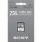 Фото - Карта памяти SDXC 256GB UHS-II U3 Class 10 Sony Entry R270/W120MB/s (SFE256.ET4) | click.ua