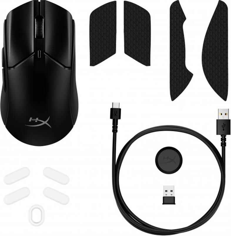 Мышь беспроводная HyperX Pulsefire Haste 2 Wireless Black (6N0B0AA)