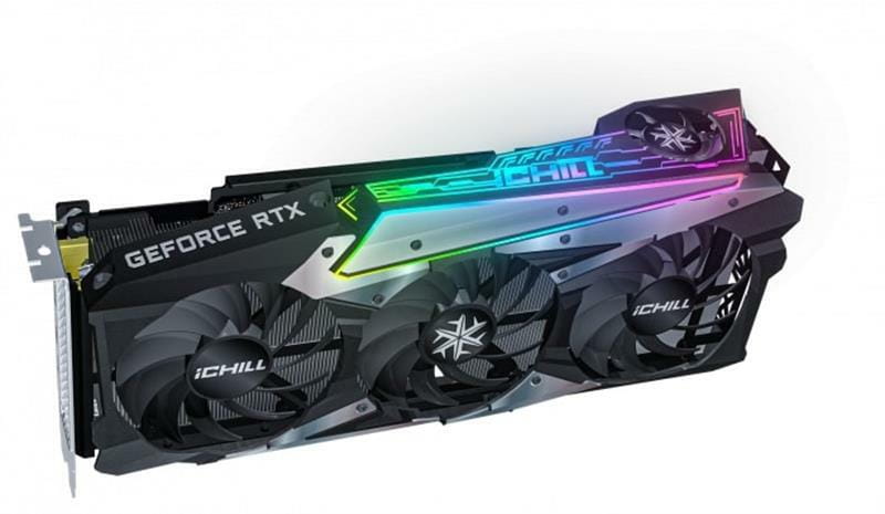 Видеокарта GF GTX 3070 8GB GDDR6X iChill X4 Inno3D (C30704-08D6X-1710VA35H) (LHR)
