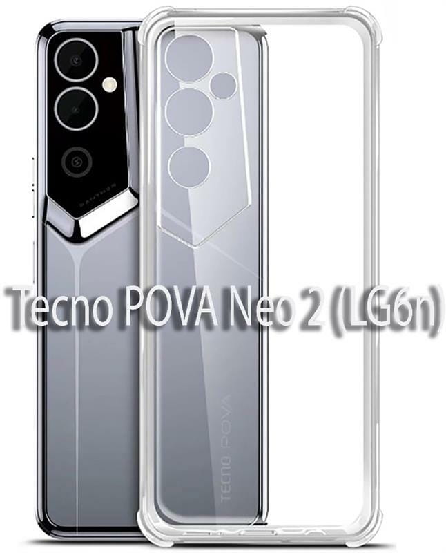 Чехол-накладка BeCover Anti-Shock для Tecno Pova Neo 2 (LG6n) Clear (708905)