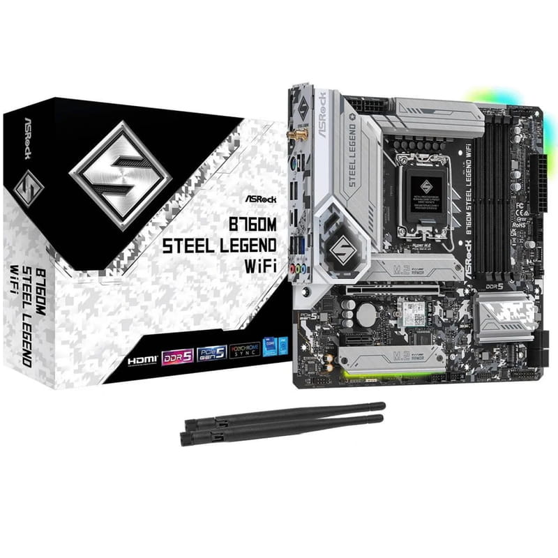 Материнская плата ASRock B760M Steel Legend WiFi Socket 1700