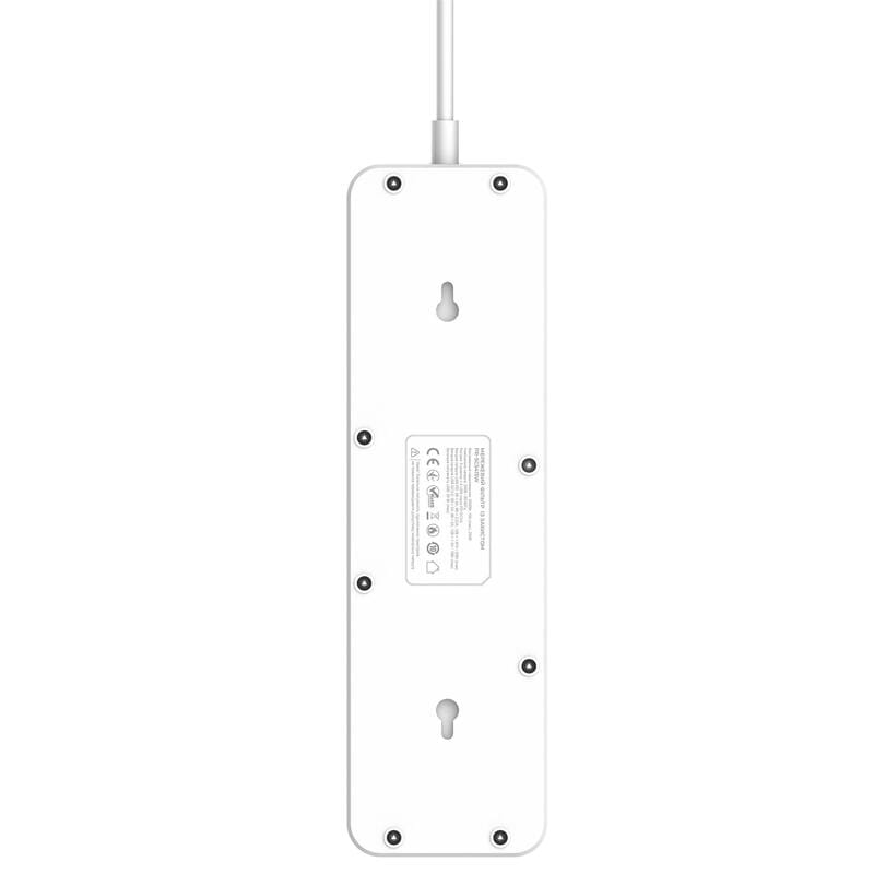 Фільтр живлення ProLogix Premium (PR-SC5415W) 5 розеток, 4 USB (1 PD +1 QC3.0 +2 AUTO ID), 2 м, білий