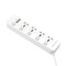 Фото - Фильтр питания ProLogix Premium (PR-SC4408W) 2.5 кВт, 4 розетки, 4 USB, 2 м,  с выключателями, белый | click.ua