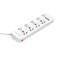 Фото - Фильтр питания ProLogix Premium (PR-SC4408W) 2.5 кВт, 4 розетки, 4 USB, 2 м,  с выключателями, белый | click.ua