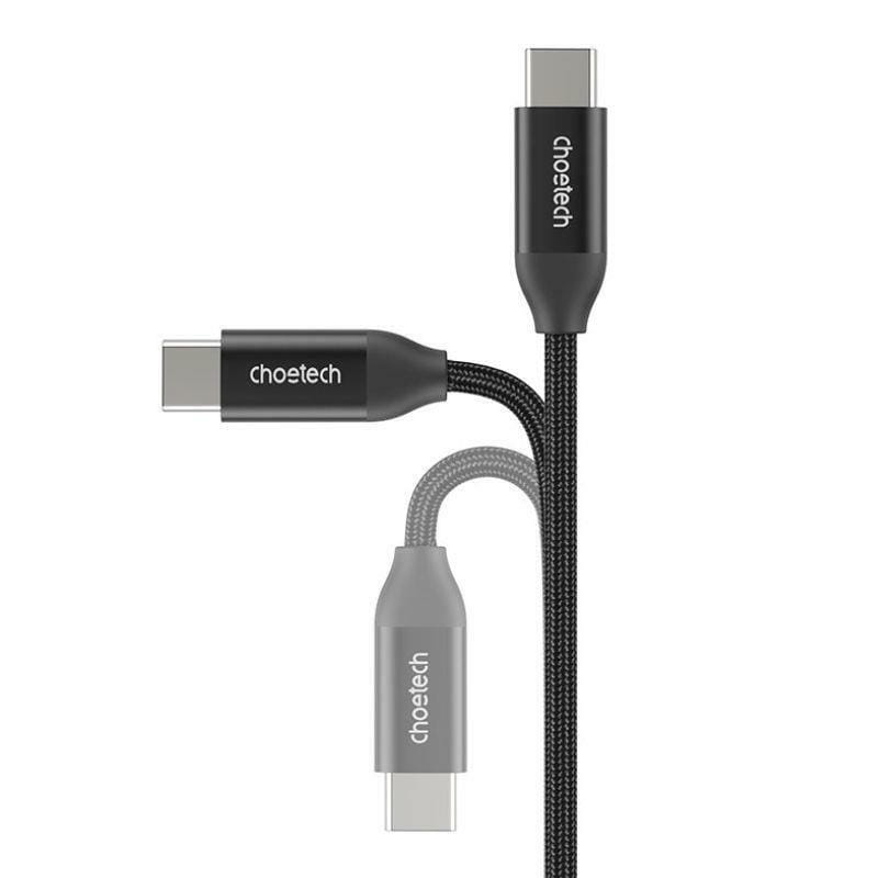 Кабель Choetech USB Type-C - USB Type-C (M/M), 2 м, Black (XCC-1036)