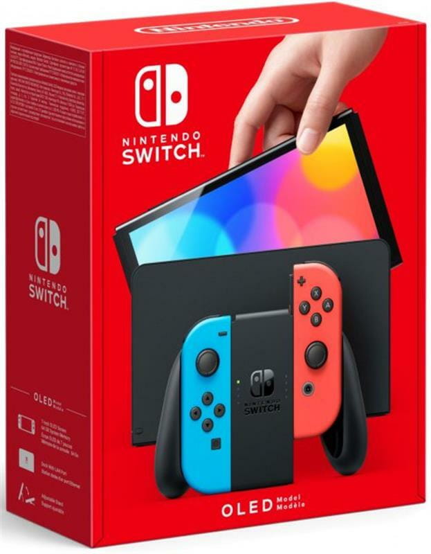 Ігрова консоль Nintendo Switch OLED (красно-синяя) (045496453442)