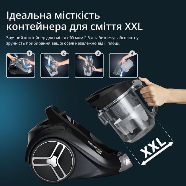 Пылесос Rowenta Compact Power XXL Classic + Kit RO4B25EA