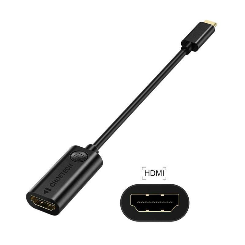 Адаптер Choetech HDMI - USB Type-C (F/M), Black (HUB-H04)