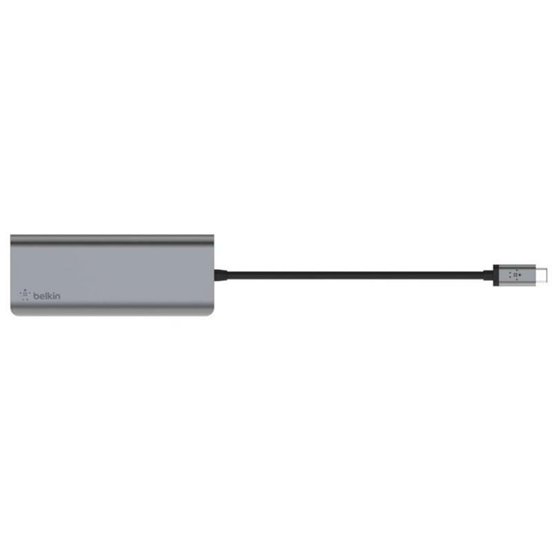 Концентратор USB Type-C Belkin 6in1 Multiport Dock Gray (AVC008BTSGY)