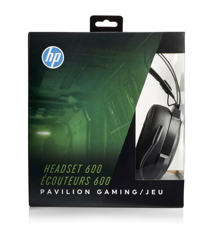 Гарнітура HP Pavilion Gaming 600 Black/Green (4BX33AA)