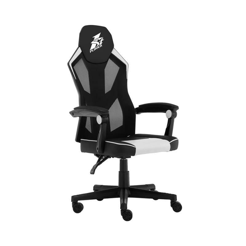 Крісло для геймерів 1stPlayer P01 Black-White