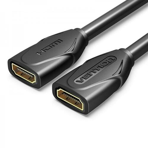 Photos - Cable (video, audio, USB) Vention Кабель  HDMI - HDMI V 2.0 (F/F), 0.5 м, Black  AAXBD (AAXBD)