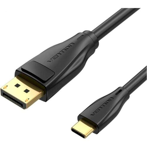 Photos - Cable (video, audio, USB) Vention Кабель  DisplayPort - USB Type-C (M/M), 2 м, Black  CGYBH (CGYBH)
