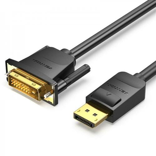 Фото - Кабель Vention   DisplayPort - DVI (M/M), 1 м, Black  HAFBF (HAFBF)