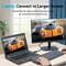 Фото - Адаптер Vention DisplayPort - HDMI V 2.0 (M/F), чорний (HBPB0) | click.ua