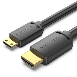 Кабель Vention HDMI - microHDMI, M/M, 1.5 м, черный (AGIBG)